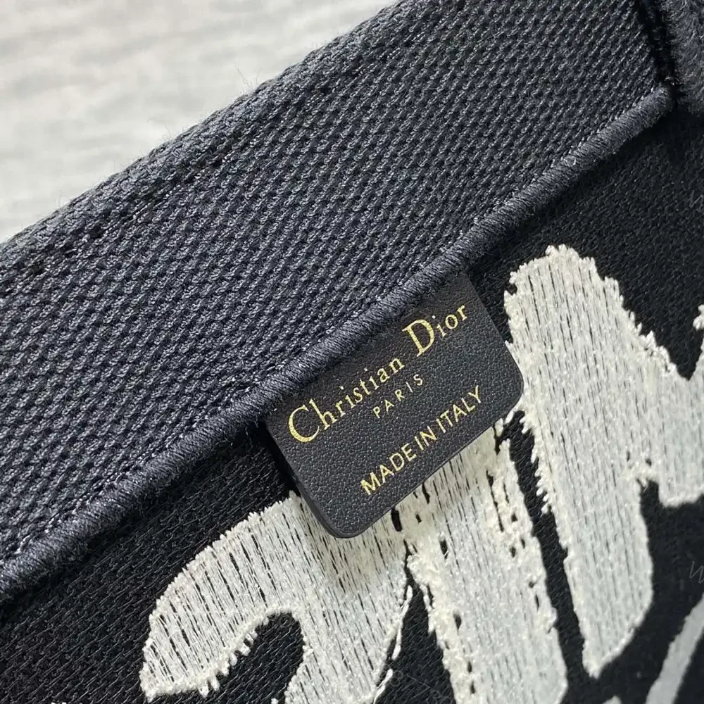 View 9 of 高仿Dior*BookTote系列M129M993購物袋Miss黑色中號免檢版