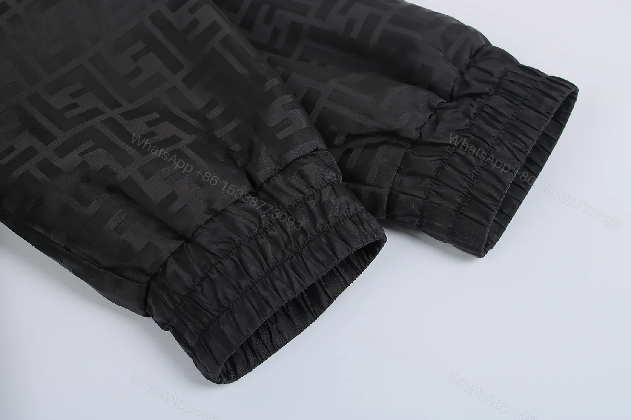 View 2 of Textured F-Pattern Windbreaker: All-Day Comfort, Modern Edge