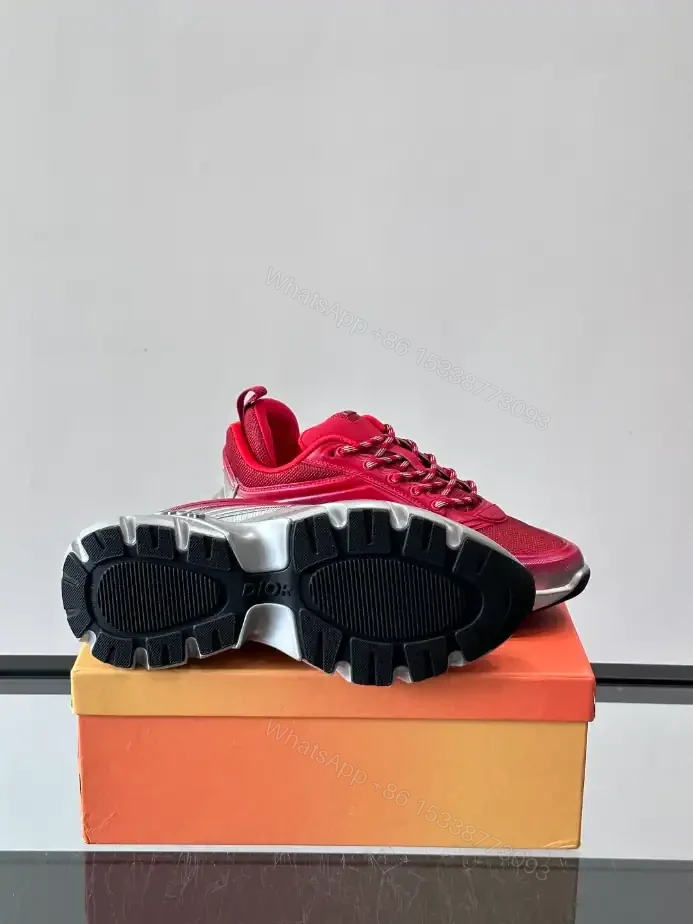 View 4 of DIOR B44 BLADE SNEAKERS GRADIENT RED AND SILVER-TONE – CD209