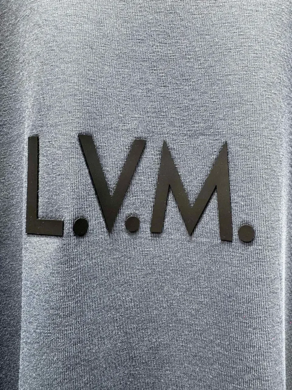 View 2 of Relaxed Graphite Tee Dress — Oversized, Luxe Streetwear