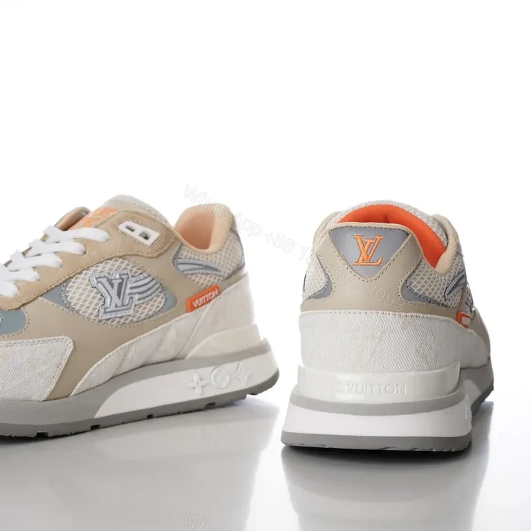 View 6 of Textured Neutrals Luxe High-Tops with LV-Inspired Monogram