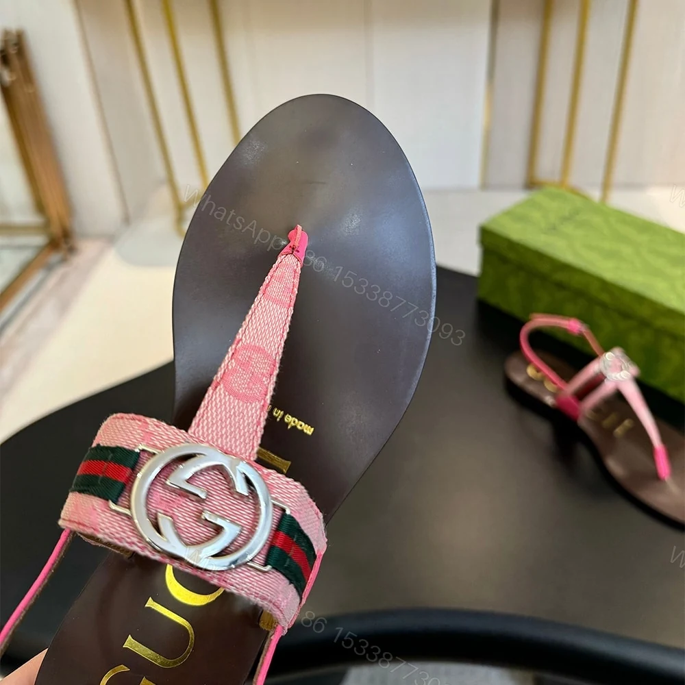 View 6 of GUCCI Women’s Interlocking G Web sandal 215928