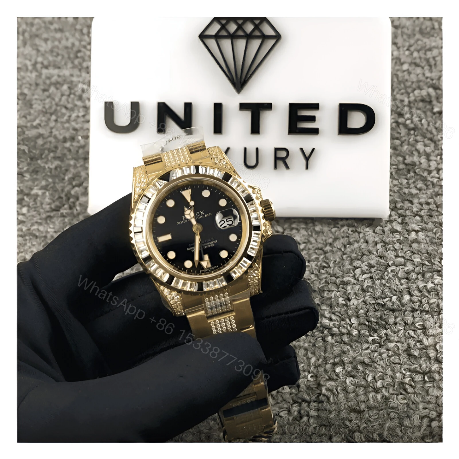 View 2 of Rolex GMT-Master Gold Replica