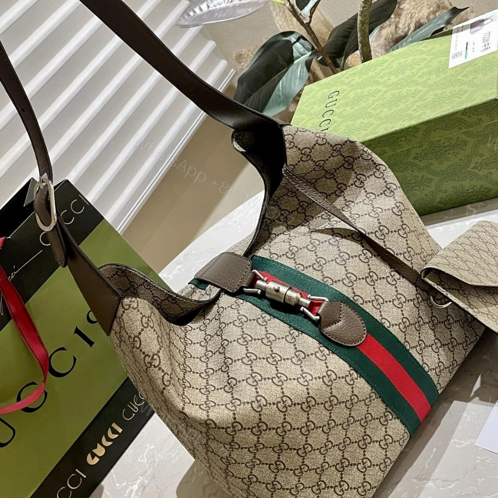 View 3 of Gucci Jackie 1961 Medium Shoulder Bag Beige 35Cm