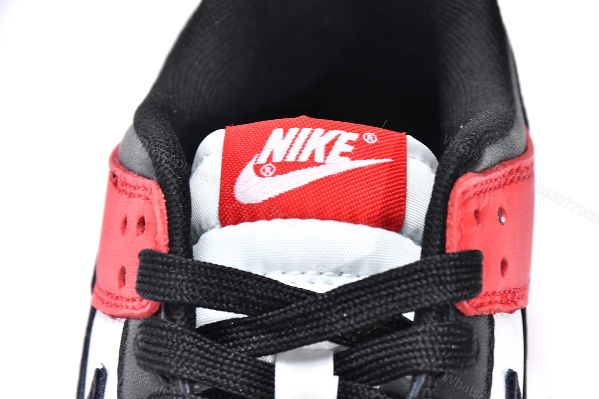 View 6 of Nike Dunk Low Black Red DO7412-221