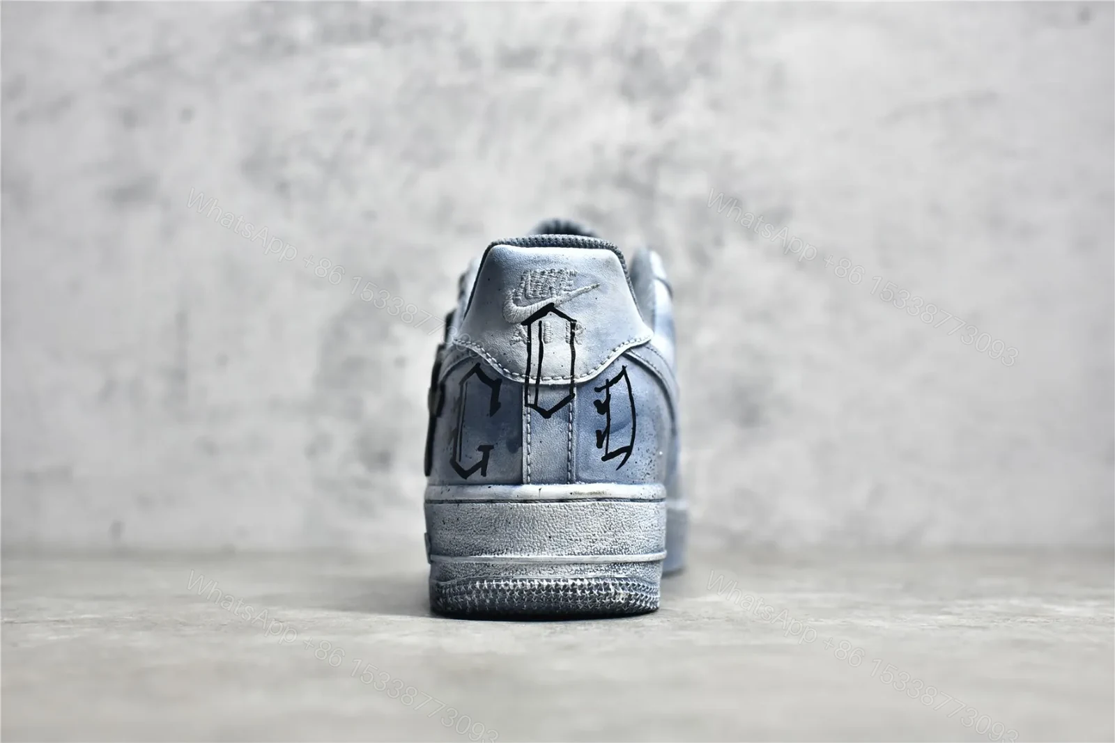 View 7 of Air Force x Chrome hearts Blue