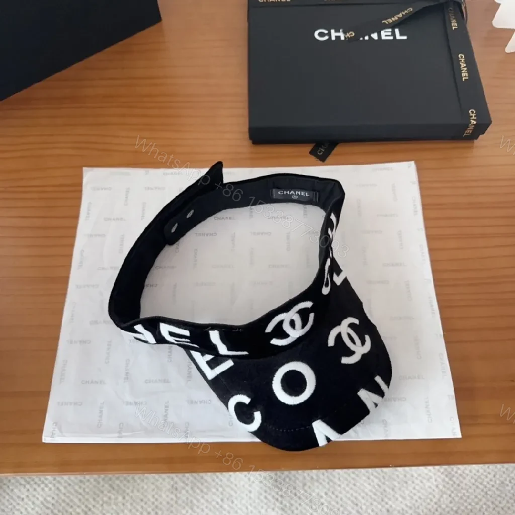 View 6 of Bold Logo Visor: Luxe Graphic Sport Visor