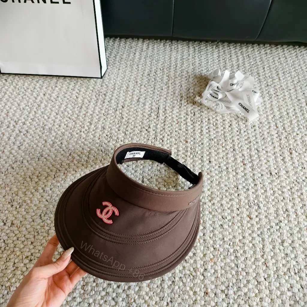 View 2 of Chocolate Brown Visor Cap: Sculpted Silhouette, All-Day Luxury