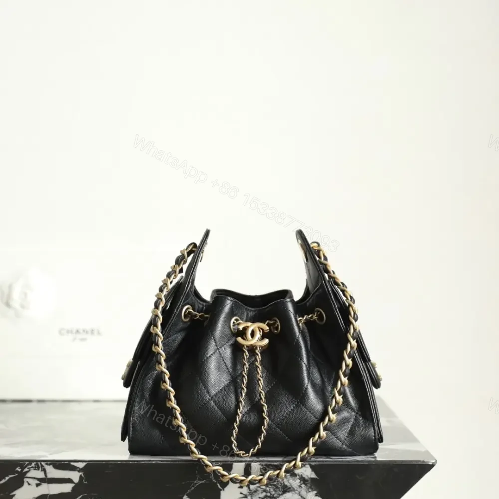 View 4 of 高仿Chanel*26C系列AS5631小牛皮腋下單肩包Mini黑色免檢版