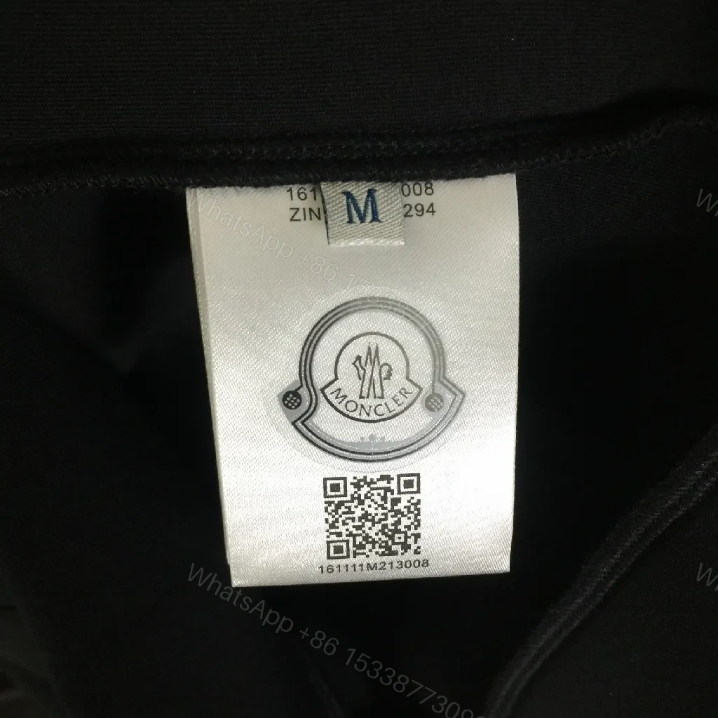 View 6 of Black Cotton-Blend Modern Logo Crewneck Sweatshirt with Crest Details