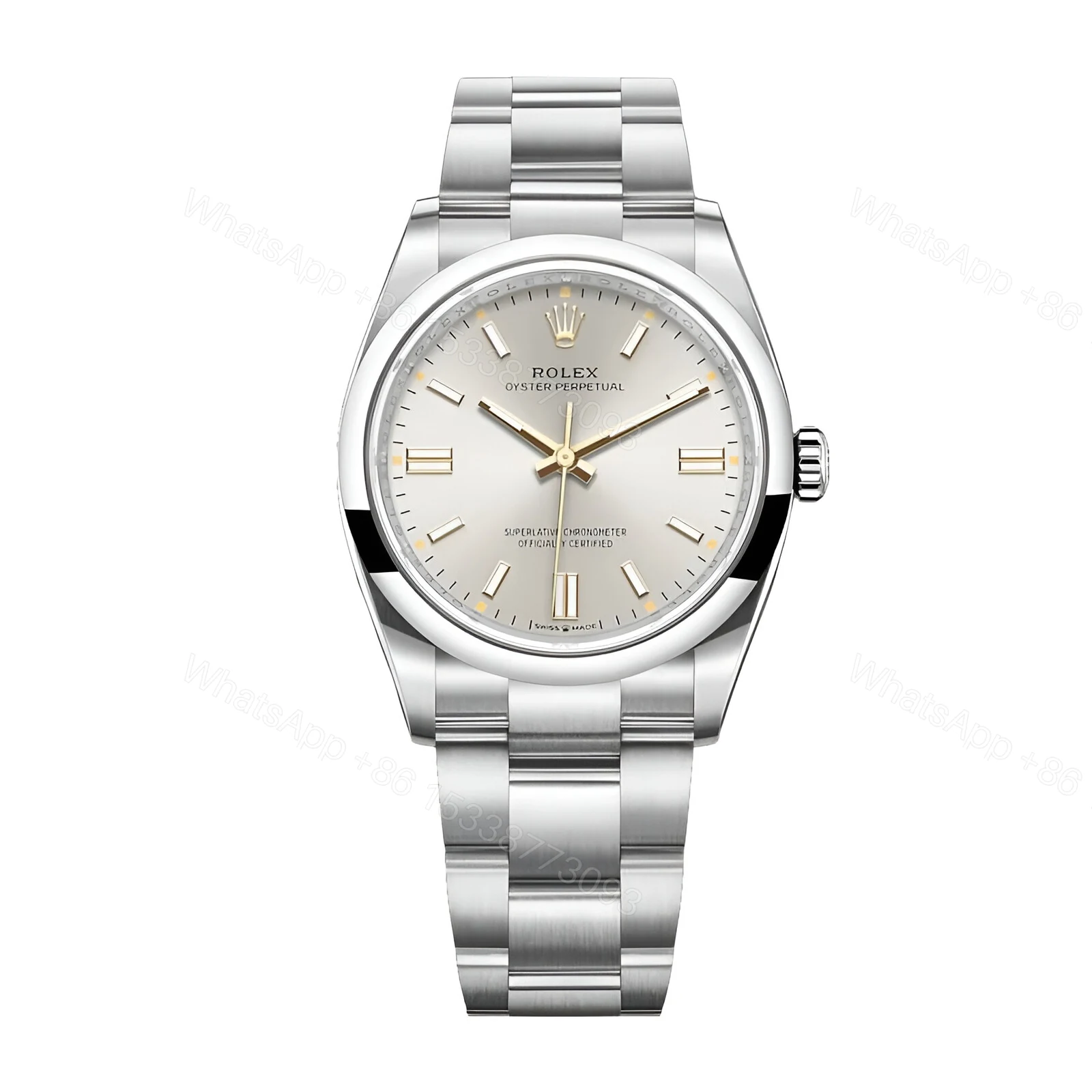 Rolex Oyster Perpetual Grey Dial 126000 Replica — view 1