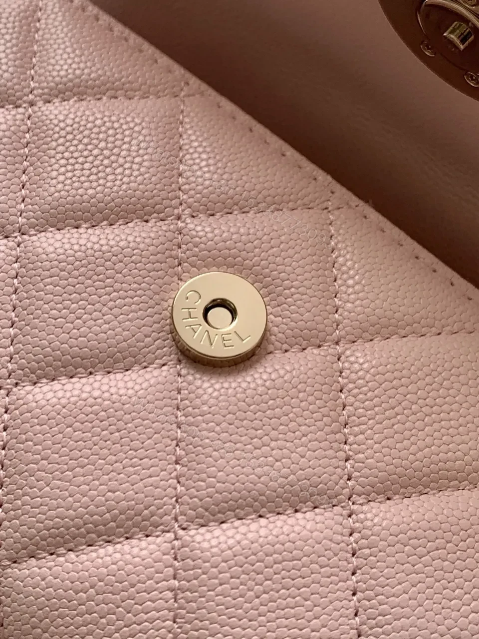 View 3 of Soft Pink Quilted Chain Bag: Everyday Luxury Tote