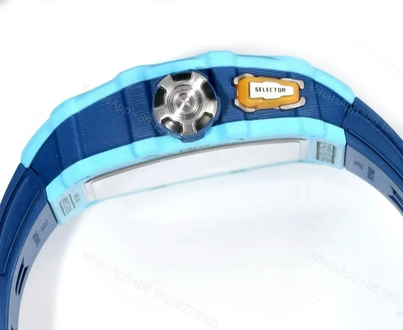 View 6 of Richard Mille RM35-03 Automatic Skeleton Watch Carbon NTPT Fiber Case 13.5MM Ultra Thin Integrated Movement Sport Luxury Edition RM35-03-CNT-AUTO-LT