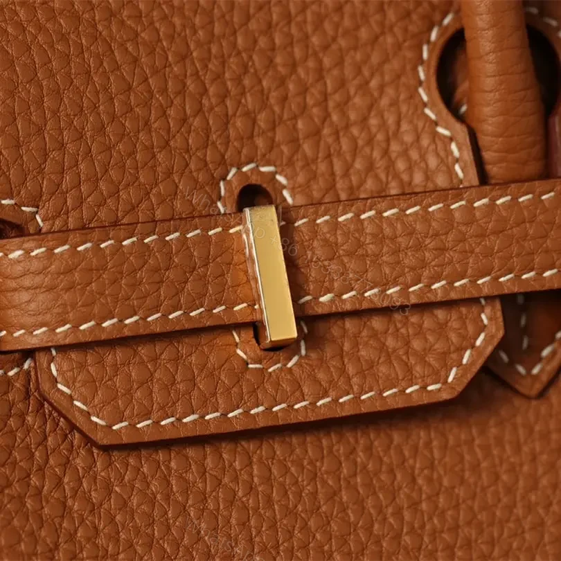 View 10 of 高仿Hermes*Birkin25金棕色金扣免檢版