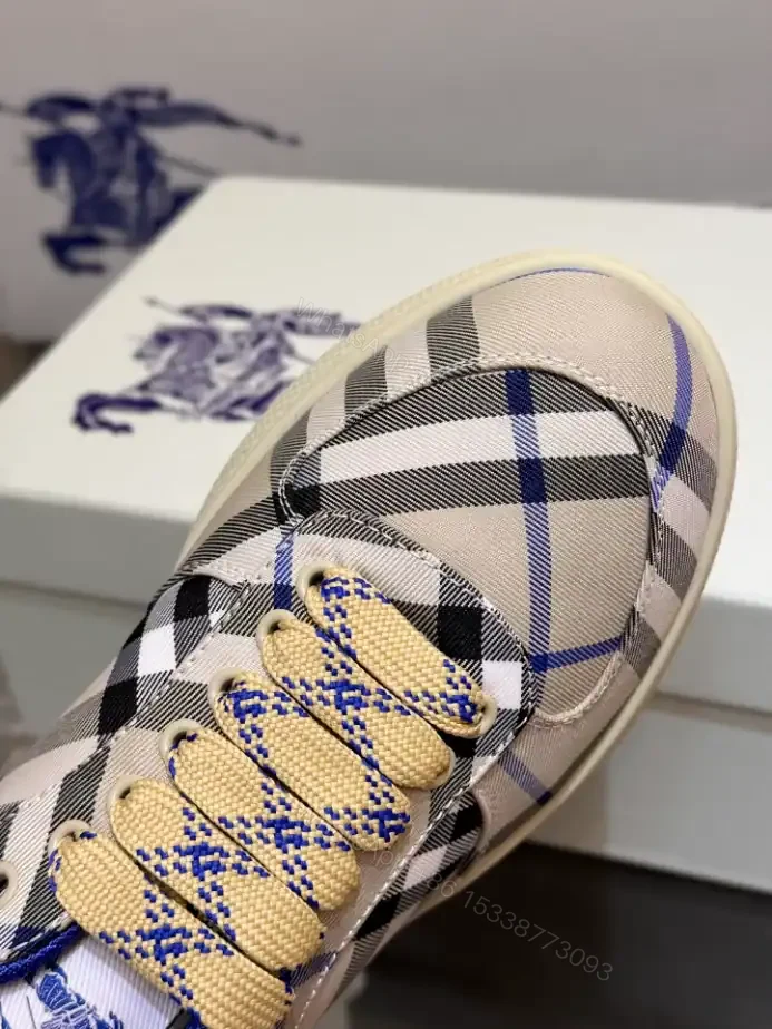 View 4 of BURBERRY TERRACE CHECK SNEAKERS – BBR095