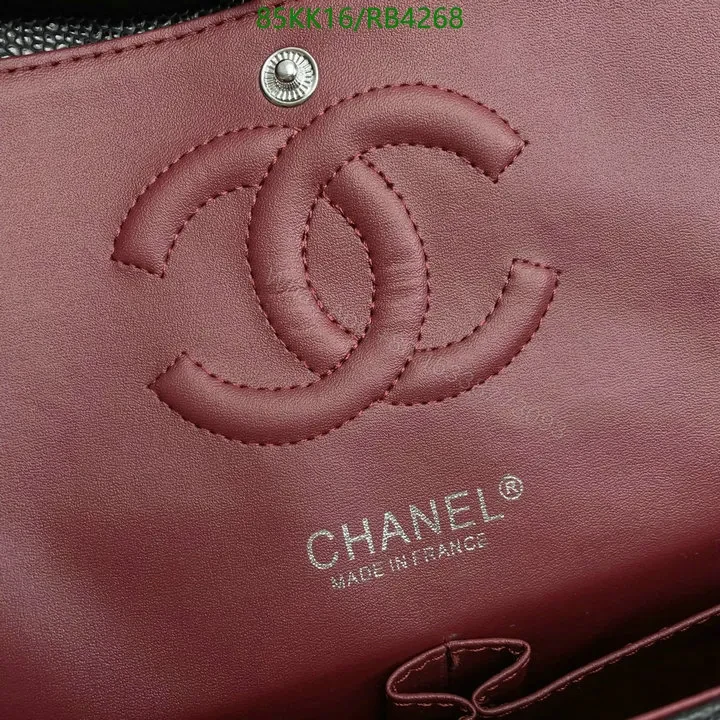 View 5 of Chanel Chevron Caviar Black Double Flap Bag RB4321 – Exquisite Craftsmanship Details
