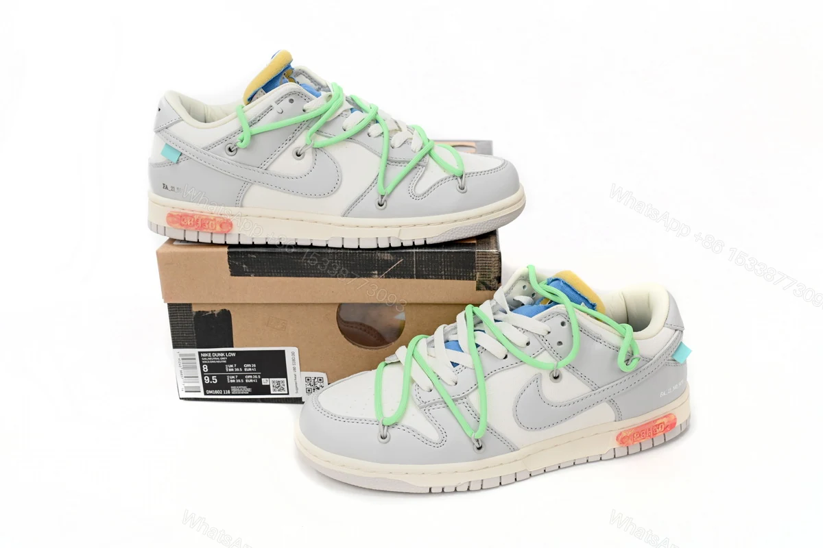 View 7 of OFF WHITE x Nike Dunk SB Low The 50 NO.26 DM1602-116