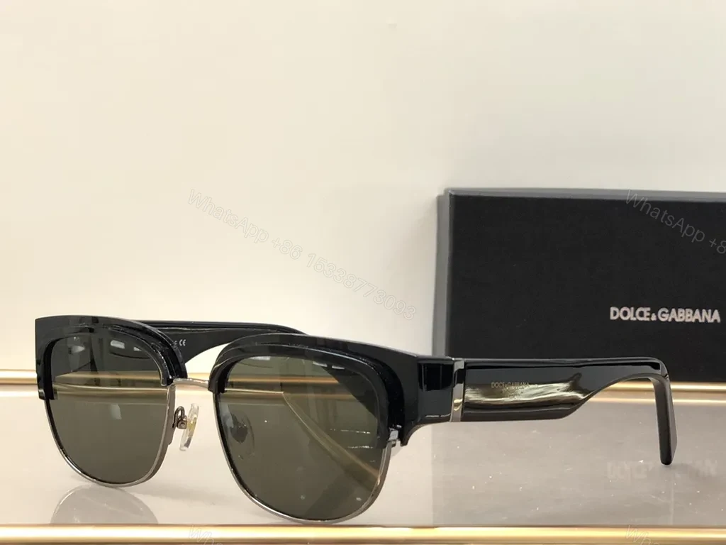 View 4 of Bold Tortoise Acetate Sunglasses with Gold Accents (Dolce & Gabbana)