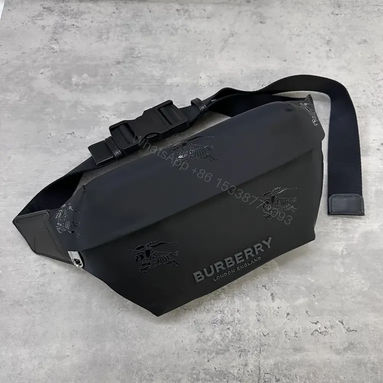 View 6 of Sleek Black Burberry Belt Bag: Luxury Everyday Utility