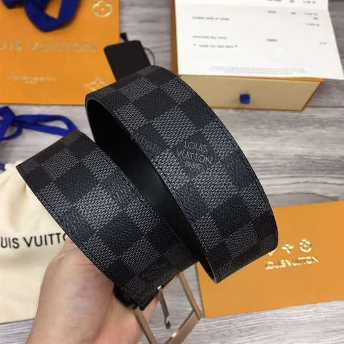 View 9 of LOUIS VUITTON DOWNTOWN 40MM BELT – B164
