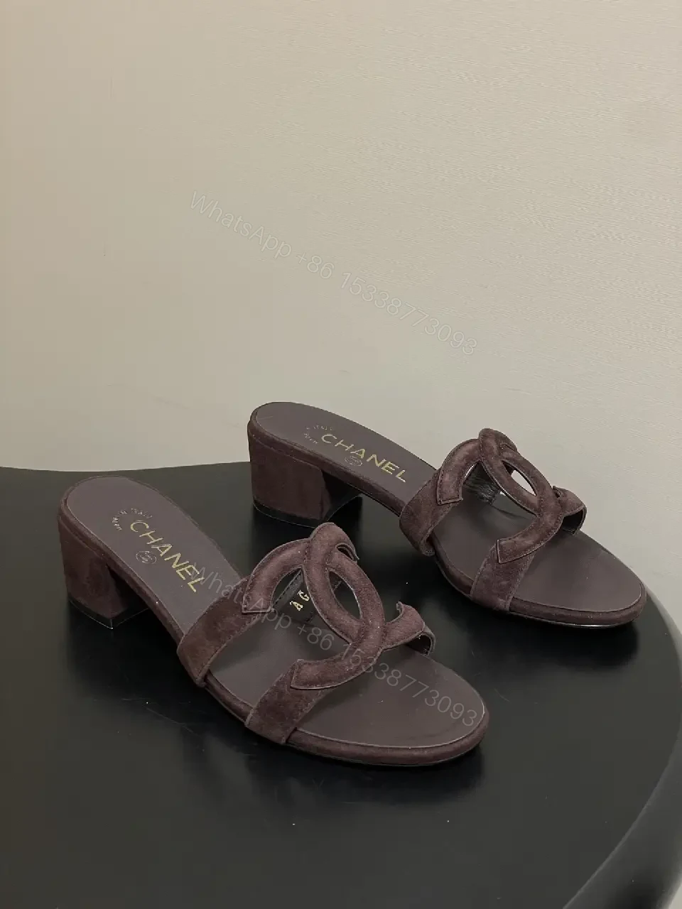 View 7 of Suede Block-Heel Sandals: Subtle Luxury, All-Day Comfort