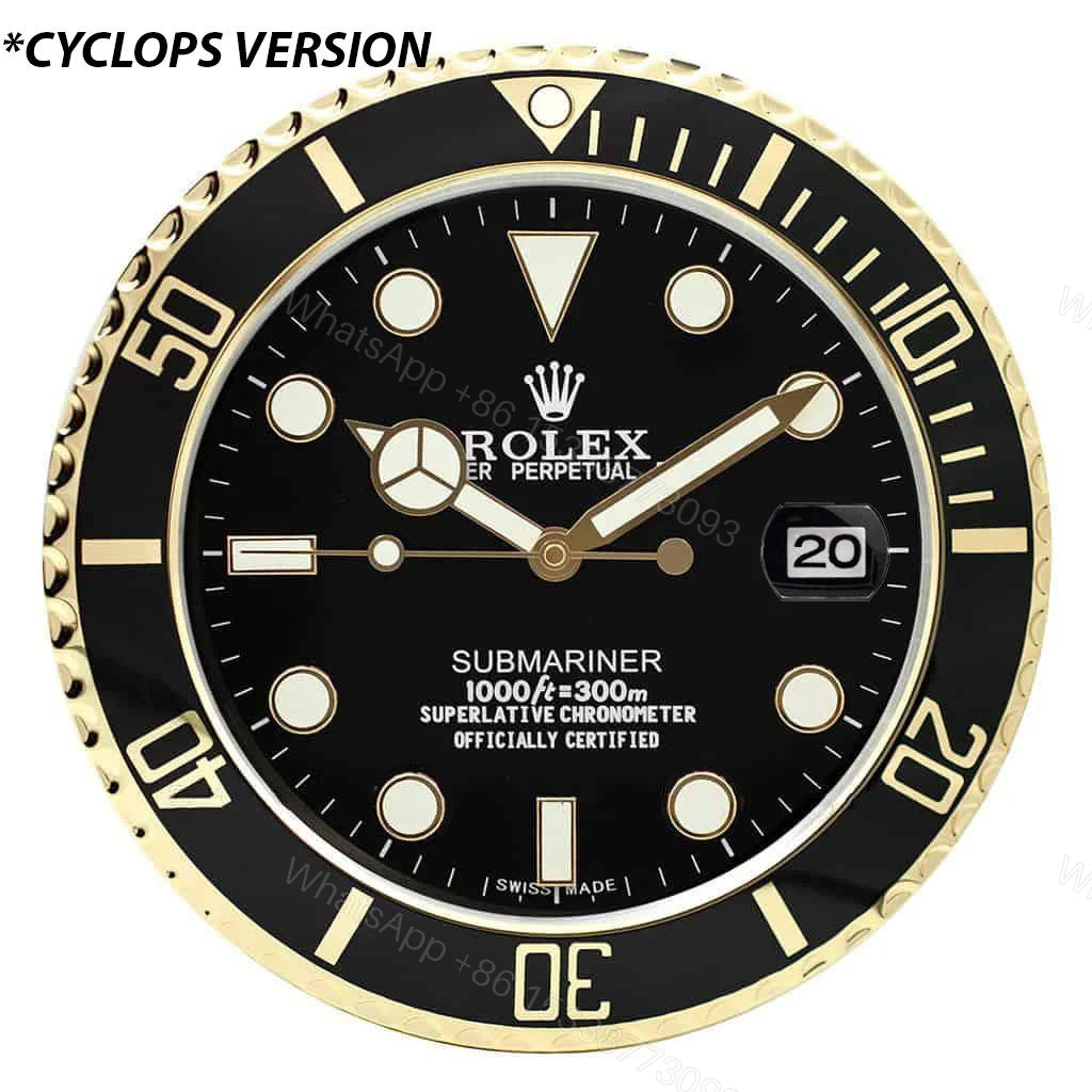 View 3 of ROLEX WALL CLOCK – SUBMARINER GOLD
