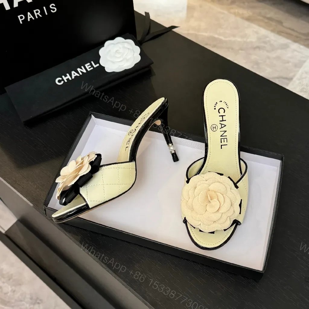 View 6 of Floral-Embellished Slide: Luxe Comfort, Couture Style