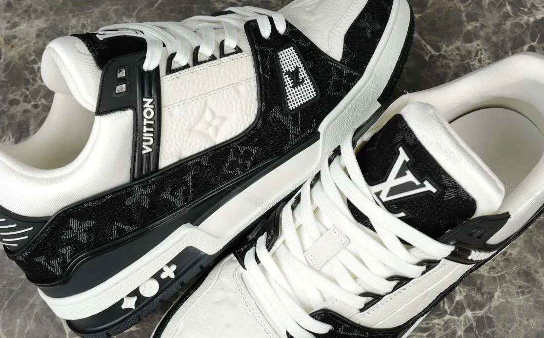 View 9 of Modern Contrast-Block Luxury Sneakers: Bold Comfort