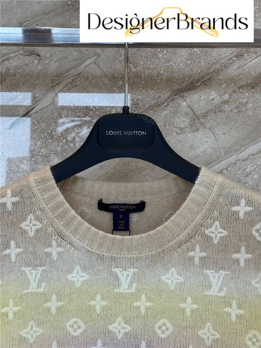 View 3 of Louis Vuitton 3D Monogram Tie-Dye Knit Top