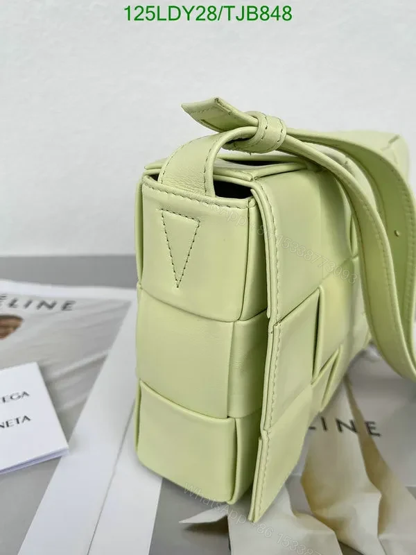 View 68 of Bottega Veneta Premium Nappa Leather Intrecciato Weave Bag with Magnetic Fastening BV9101