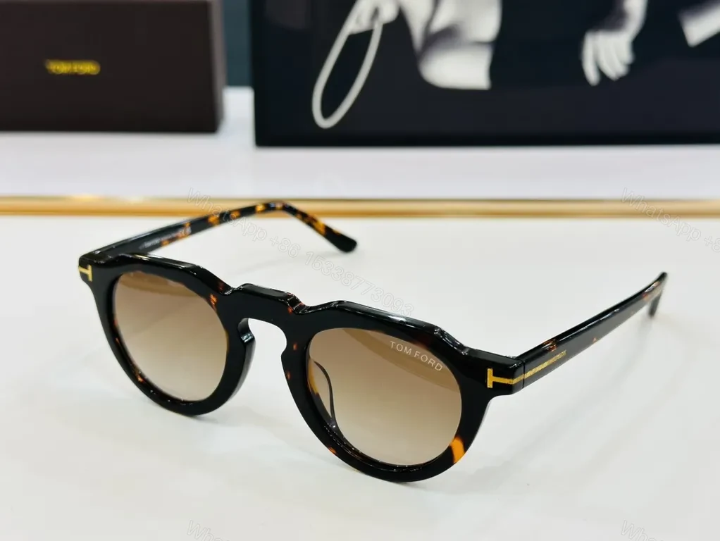 View 4 of Transparent Frame Gradient Blue Sunglasses â€“ Modern Luxe Style