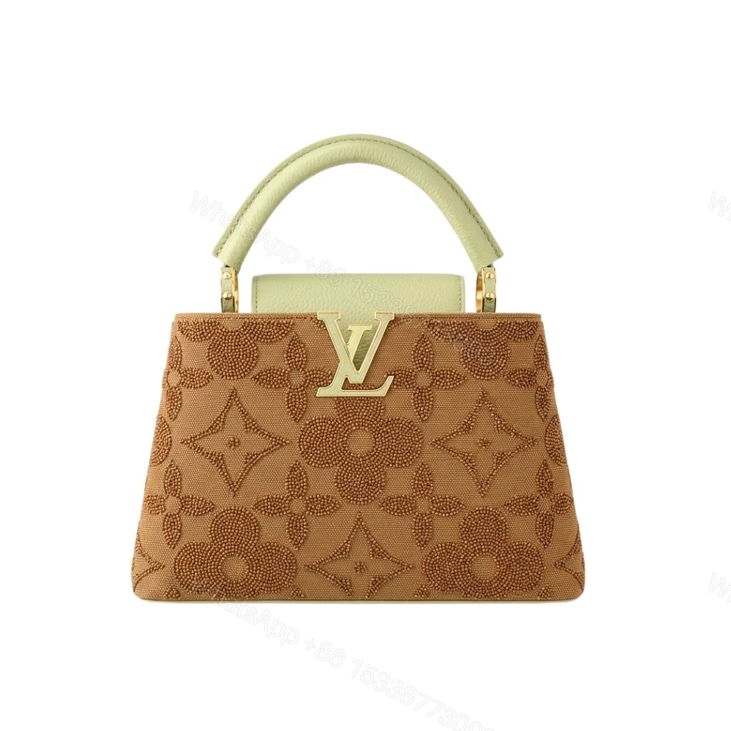 Louis Vuitton Capucines BB Green Brown 27cm — view 1