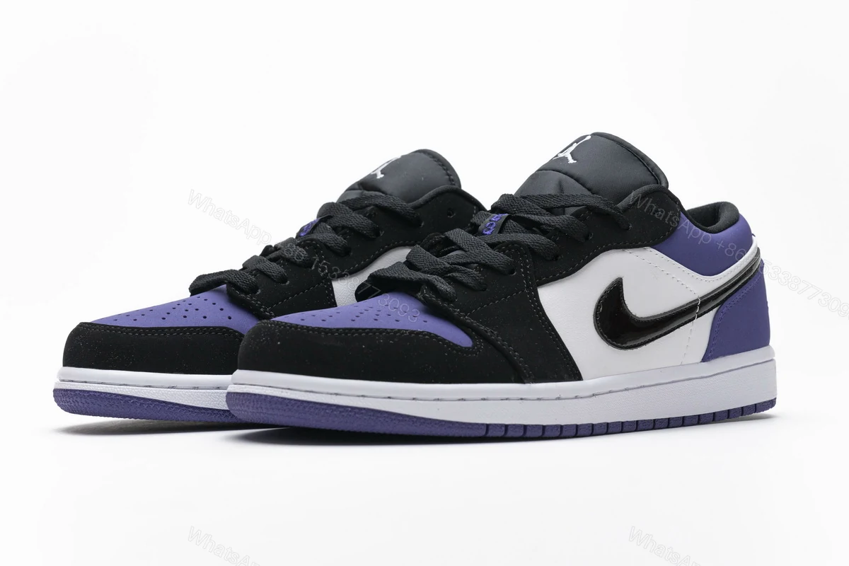 View 11 of Air Jordan 1 Low Court Purple 553558-125