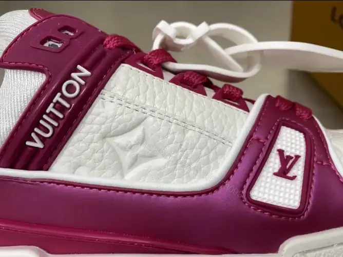 View 4 of LOUIS VUITTON TRAINER SNEAKERS IN WHITE FUCHSIA – LSVT378