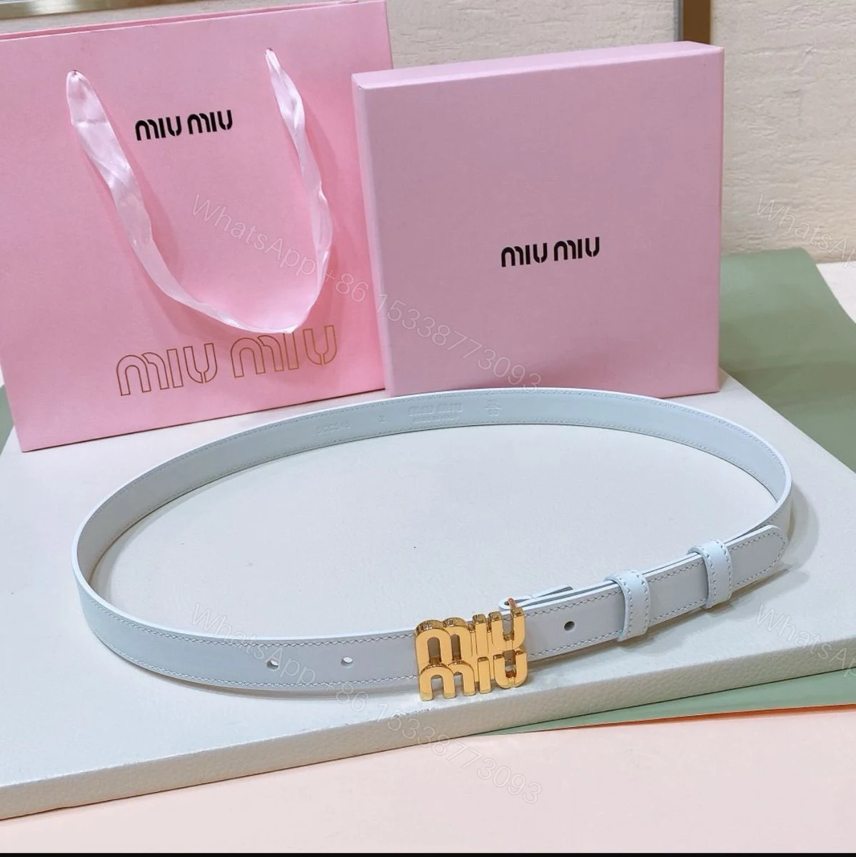 First Copy Buy Miu Miu Women’s Belt Online — view 1