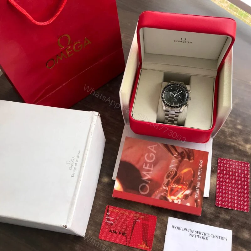 View 3 of Omega Moonwatch Professional Black Dial Chronograph 40mm Quartz