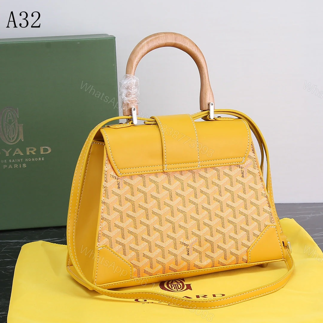 View 7 of GOYARD SAIGON PM BAG YELLOW 20CM