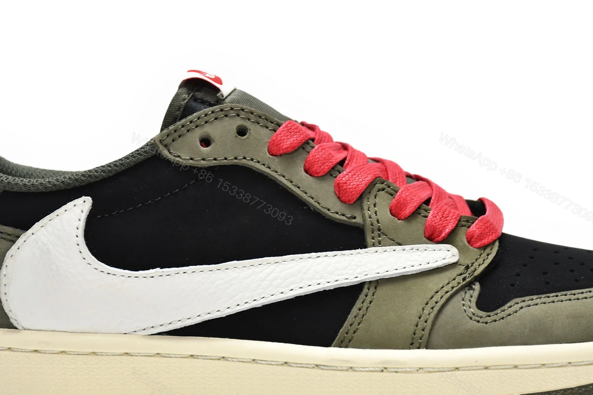 View 2 of Travis Scott x Air Jordan 1 Low Dark Green DM7866-196