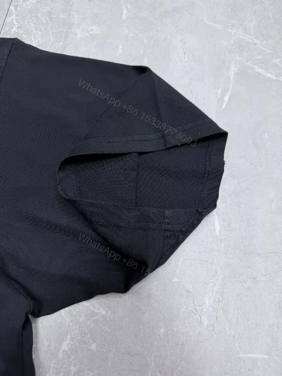 View 10 of Dark Gray Oversized Tee Neon Logo Balenciaga, Crew Neck, Short Sleeve