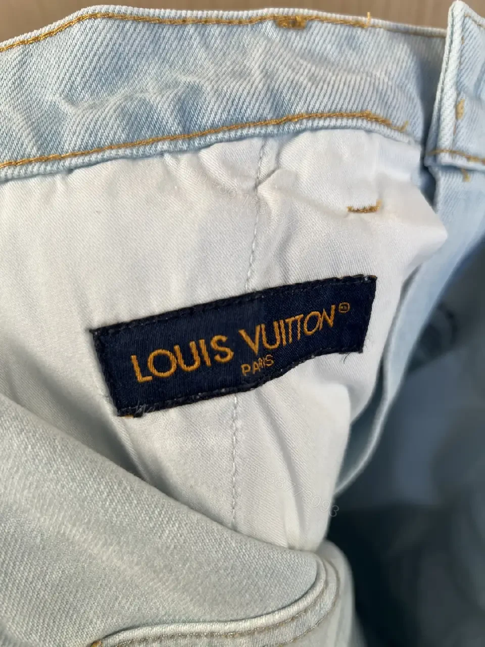 View 7 of Light Blue Denim Cargo Shorts for Men – Premium Everyday Leisurewear