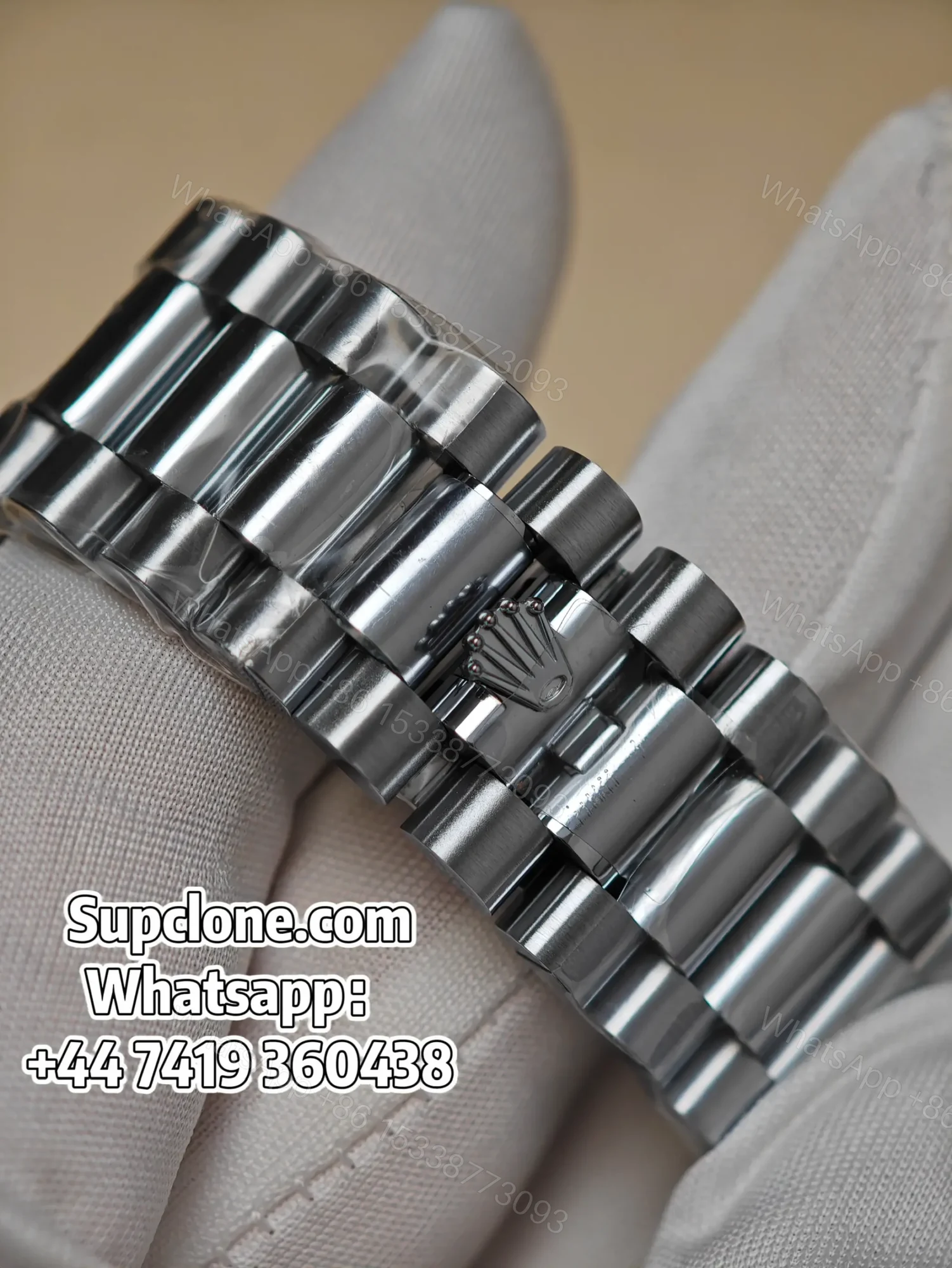 View 14 of Rolex Day-Date 40mm Ice Blue Roman Dial – Super Clone 1:1 Cal. 3255