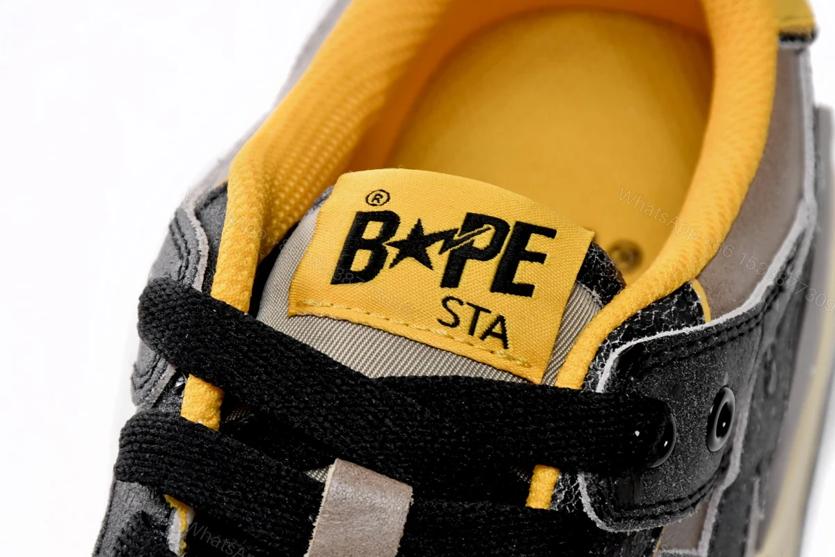 View 6 of Bape Sk8 Sta Low Make old Black and Yellow 1120-291-021(BapeSta)