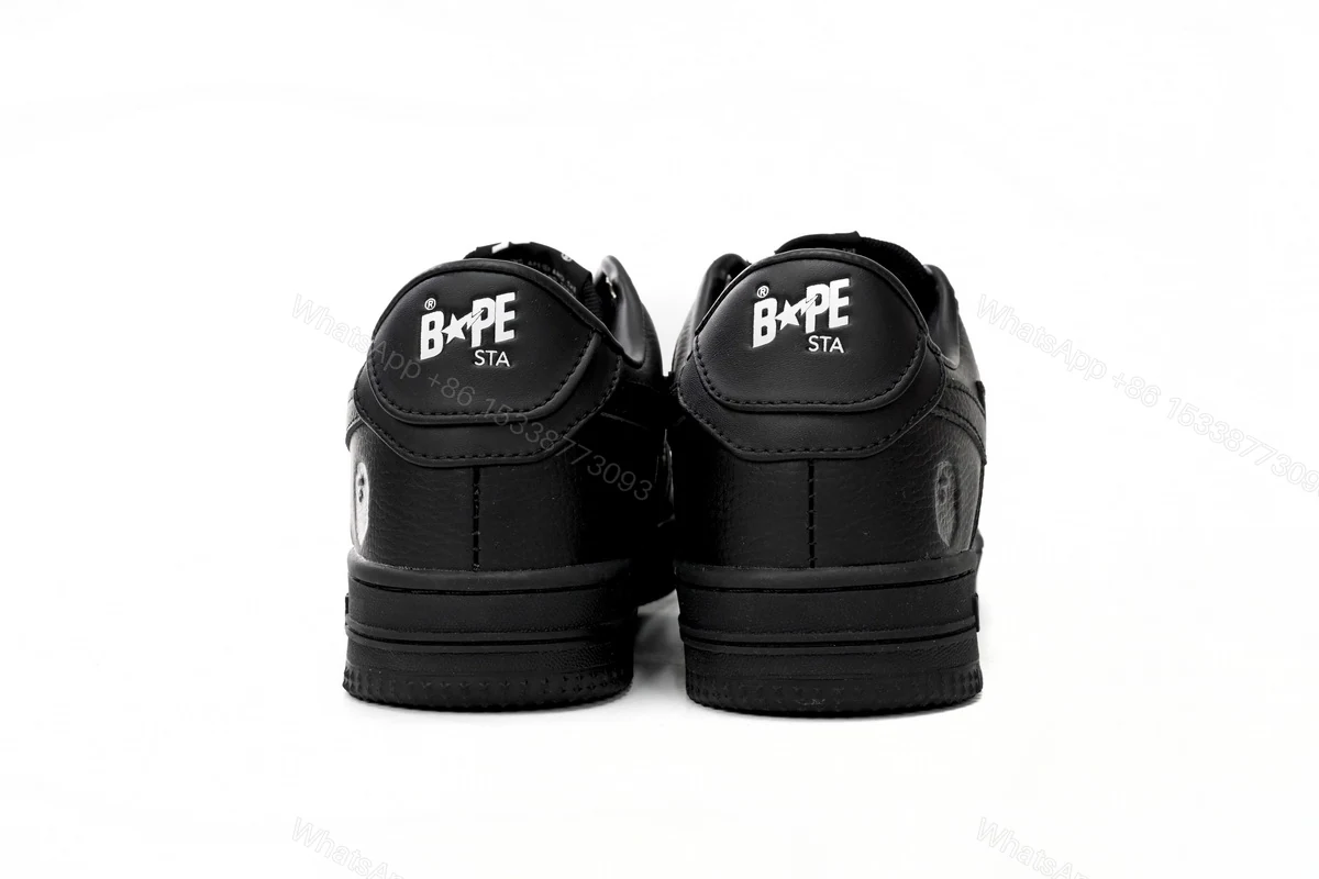 View 3 of A Bathing Ape Bape Sta Low Black 1J30 -191- 013