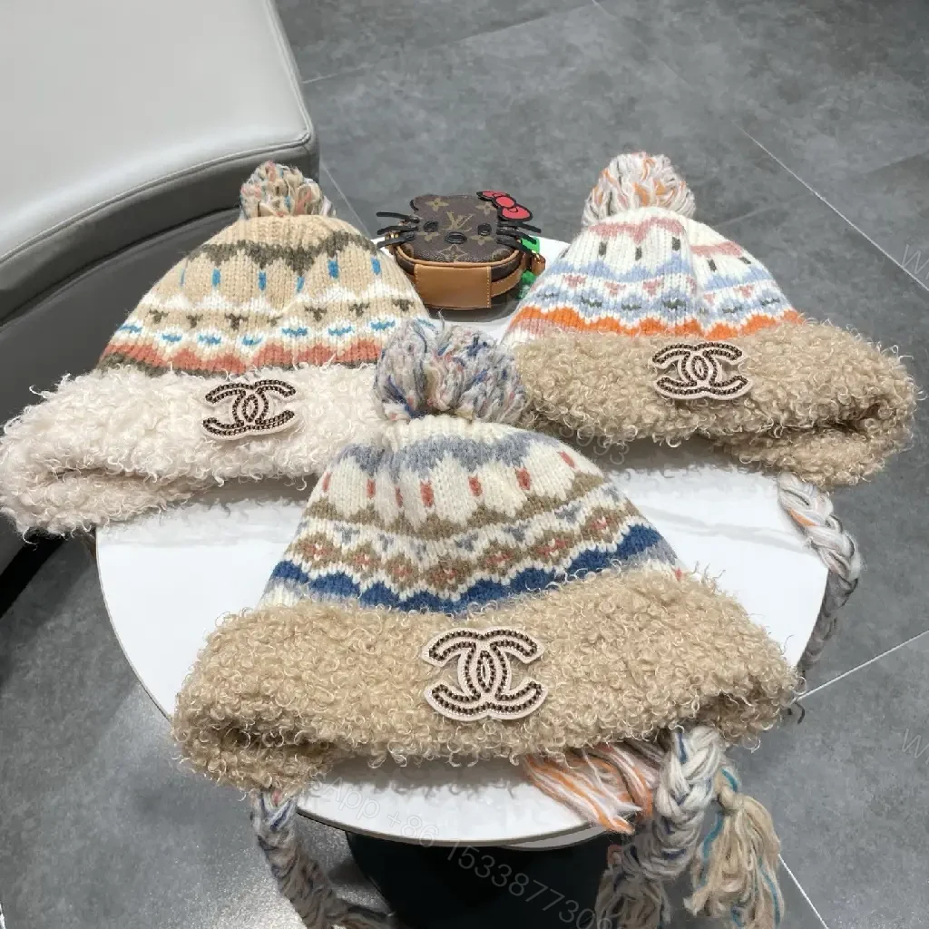 View 10 of Cozy Alpine Knit Beanie with Faux Shearling Brim and Patch