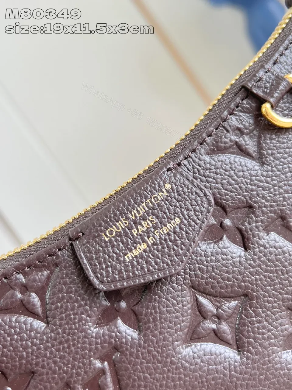 View 6 of Lux Embossed Monogram Crossbody: Everyday Opulence Bag