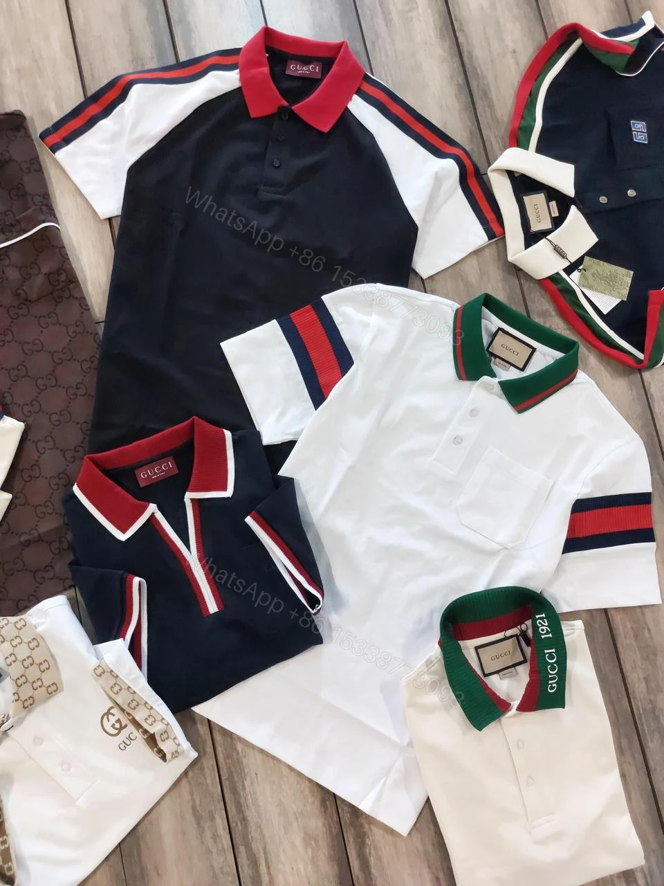View 19 of Gucci Half Sleeve Polo Tees First Copy | Imported AAA+ Exclusive Replica