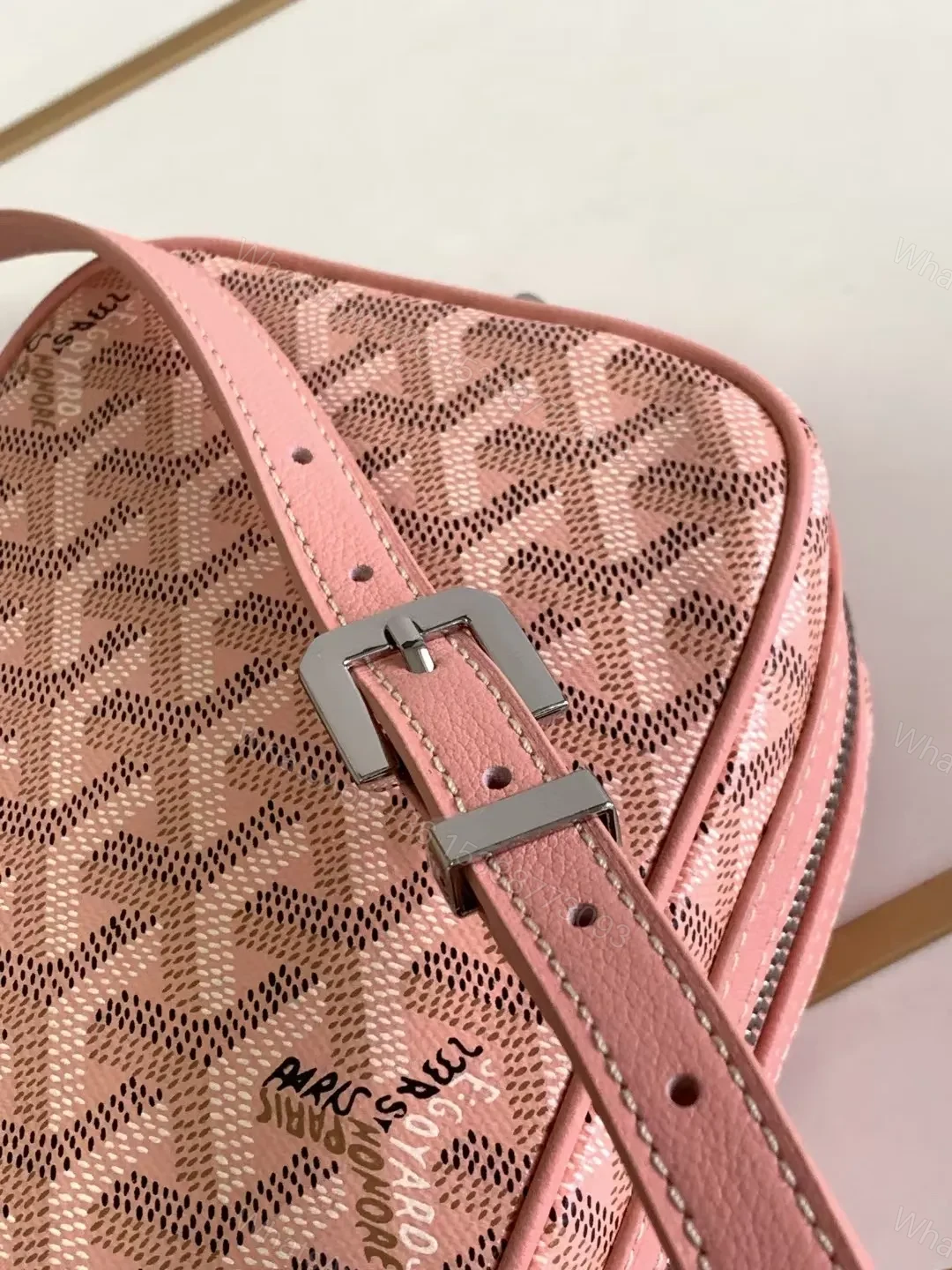 View 4 of GOYARD Goyardine Sac Cap Vert Pink 1134560