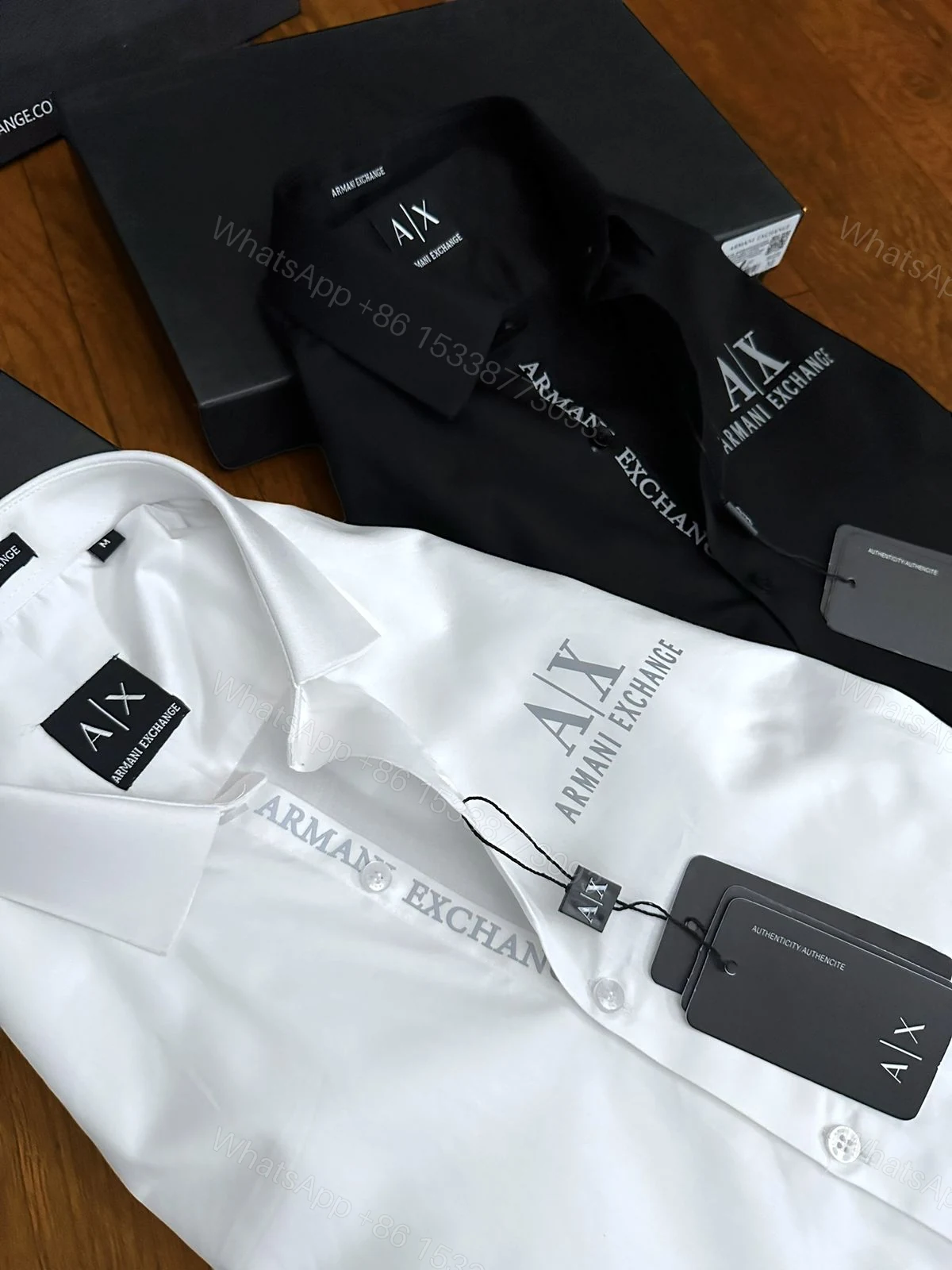 View 10 of First Copy Armani Exchange Premium Cotton Shirts