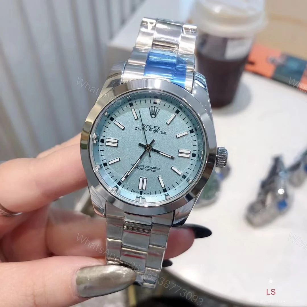 View 4 of Rolex Oyster Perpetual Watch 41Mm Turquoise Dial