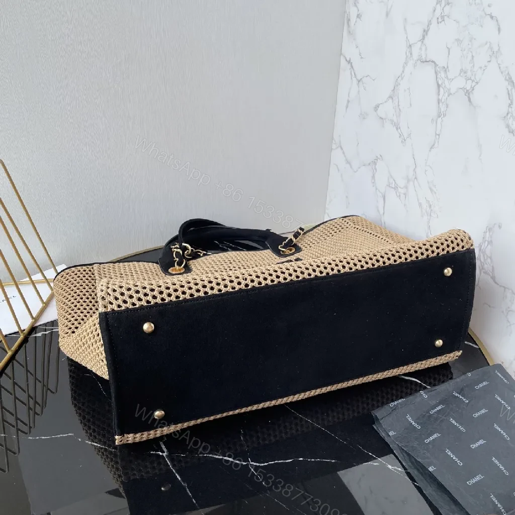 View 7 of Textured Beige Tote: Canvas, Modern, Bold Logo, Convertible Wallet Bag